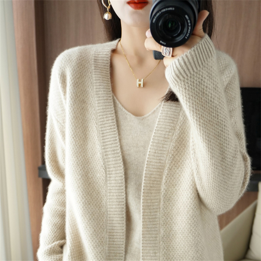 Woolen Sweater Women 2022 New Autumn And Winter Pullover Sweater Loose And Thick Women's Winter Base Sweater Women's Trend 47 details Picture
