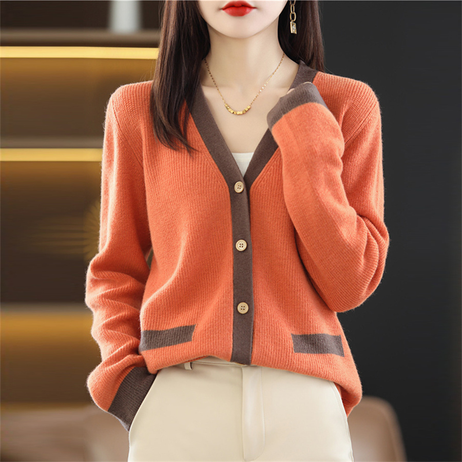 Woolen Sweater Women 2022 New Autumn And Winter Pullover Sweater Loose And Thick Women's Winter Base Sweater Women's Tide 36 Specification drawing