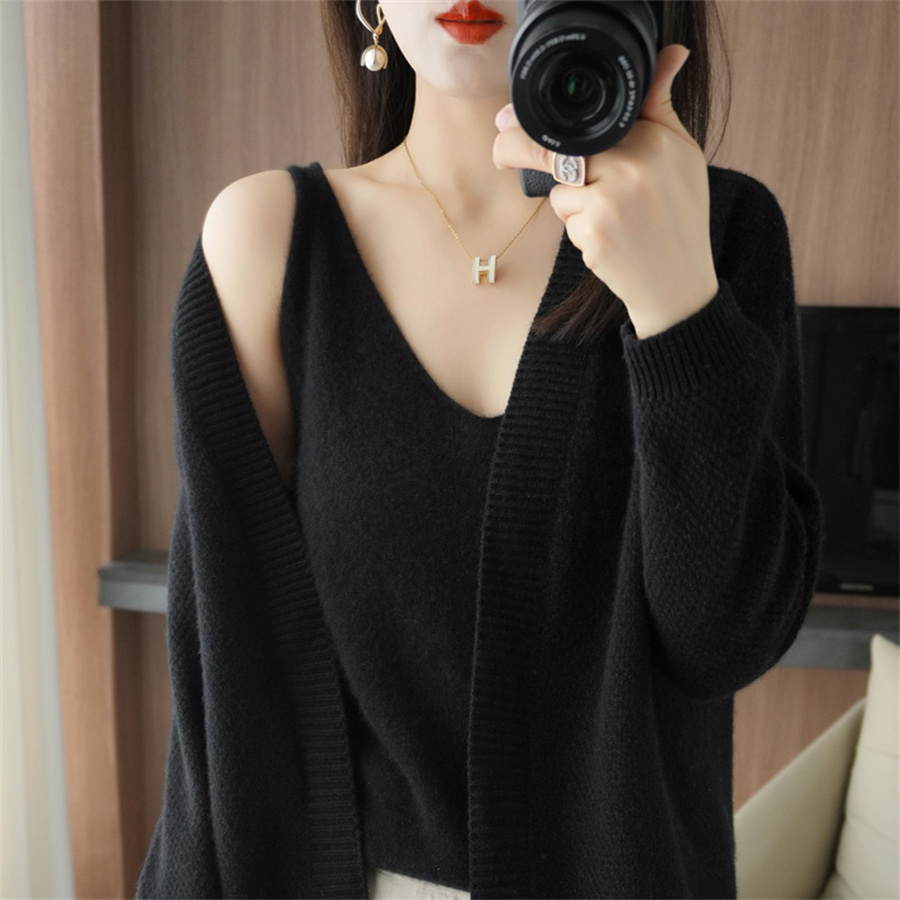 Woolen Sweater Women 2022 New Autumn And Winter Pullover Sweater Loose And Thick Women's Winter Base Sweater Women's Tide 38