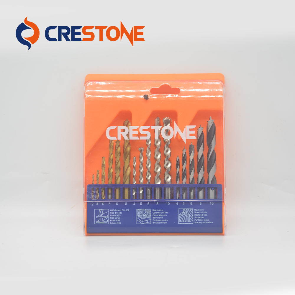 Crestone Drill Bit Set 16Pcs