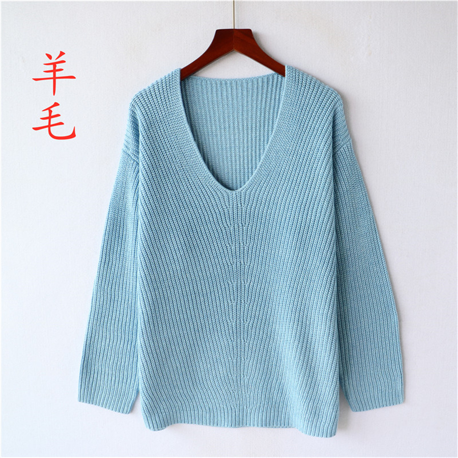 Woolen Sweater Women 2022 New Autumn And Winter Pullover Sweater Loose And Thick Women's Winter Base Sweater Women's Trend 47 Specification drawing