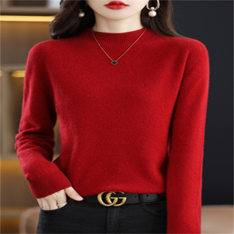 Woolen Sweater Women 2022 New Autumn And Winter Pullover Sweater Loose And Thick Women's Winter Base Sweater Women's Tide 29