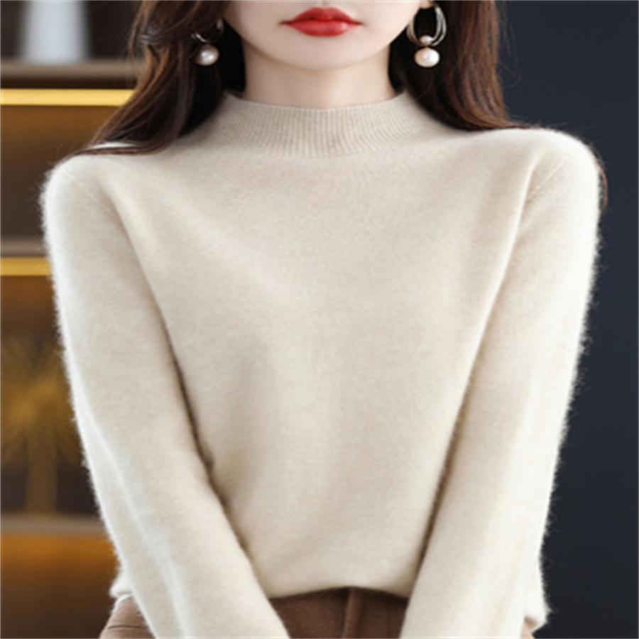 Woolen Sweater Women 2022 New Autumn And Winter Pullover Sweater Loose And Thick Women's Winter Base Sweater Women's Trend 15 details Picture