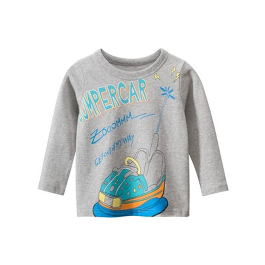 Boy's Long-Sleeved T-Shirt Spring And Autumn Winter 2022 New Autumn Clothes Baby Autumn Clothes For Small Boys Baby Children's Base Shirt 52