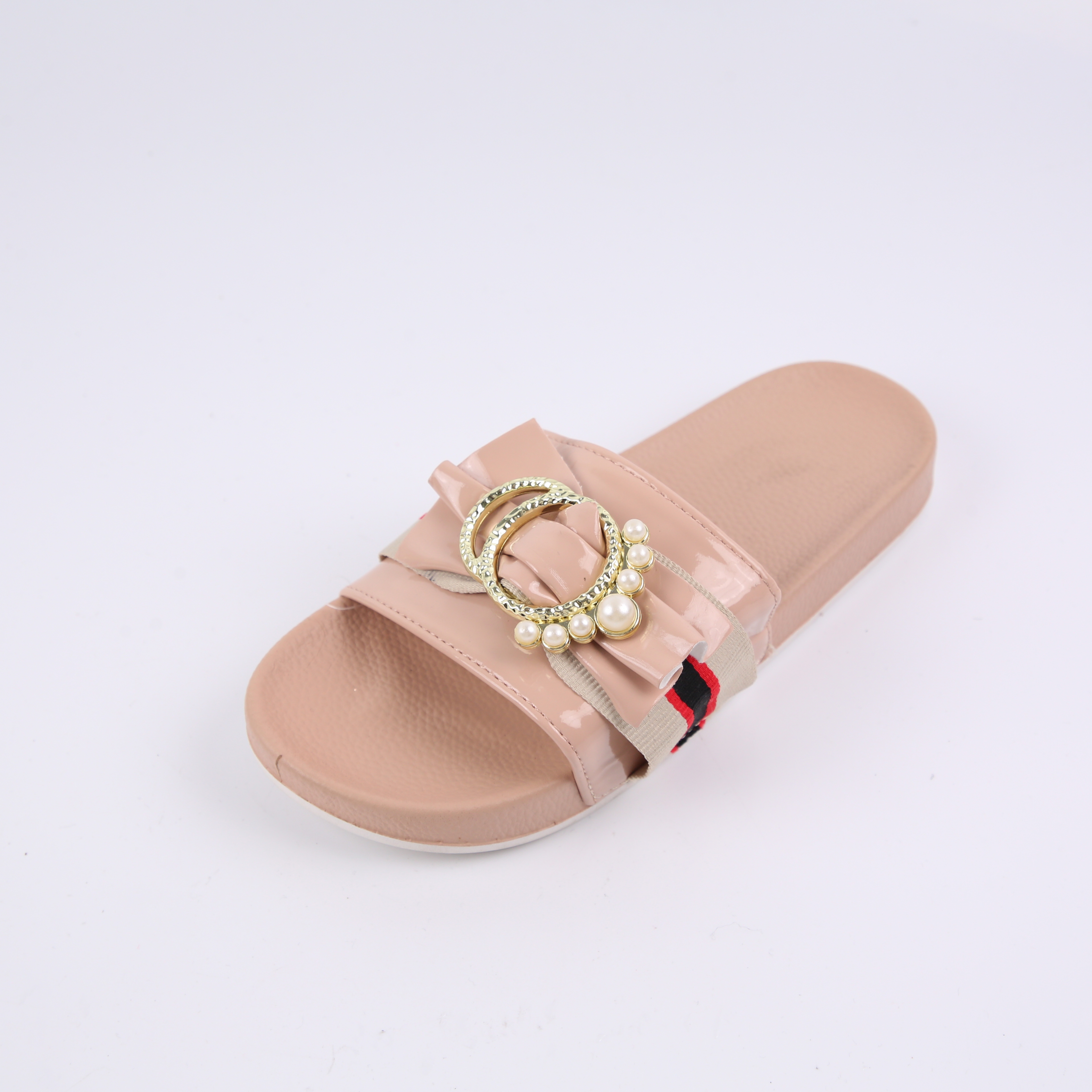 Fresh slippers female summer wear new thick bottom summer all the fashion Korean version of flip-flop flat sandals