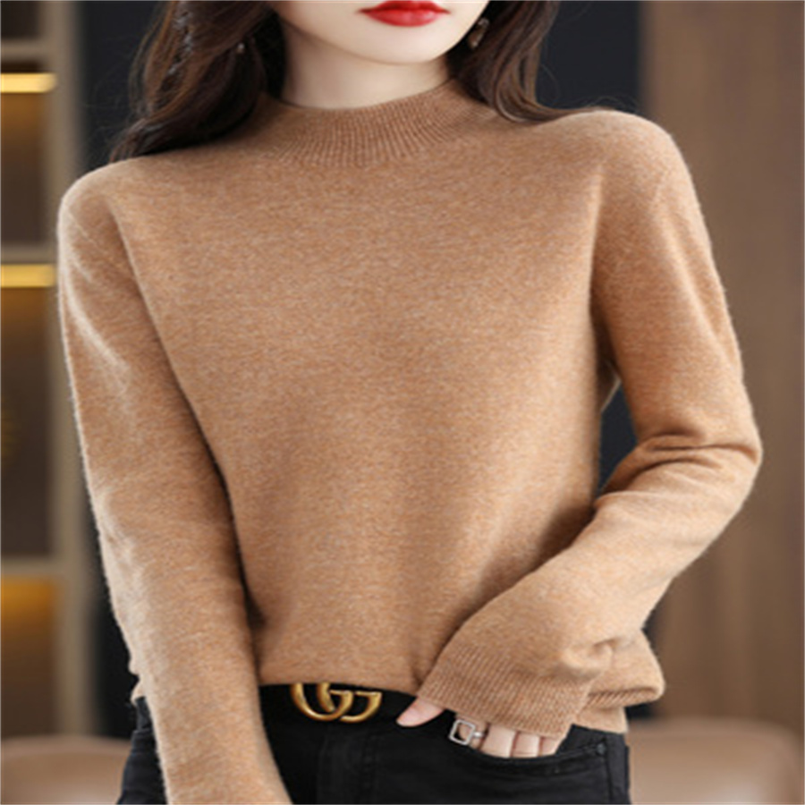 Woolen Sweater Women 2022 New Autumn And Winter Pullover Sweater Loose And Thick Women's Winter Base Sweater Women's Tide 8