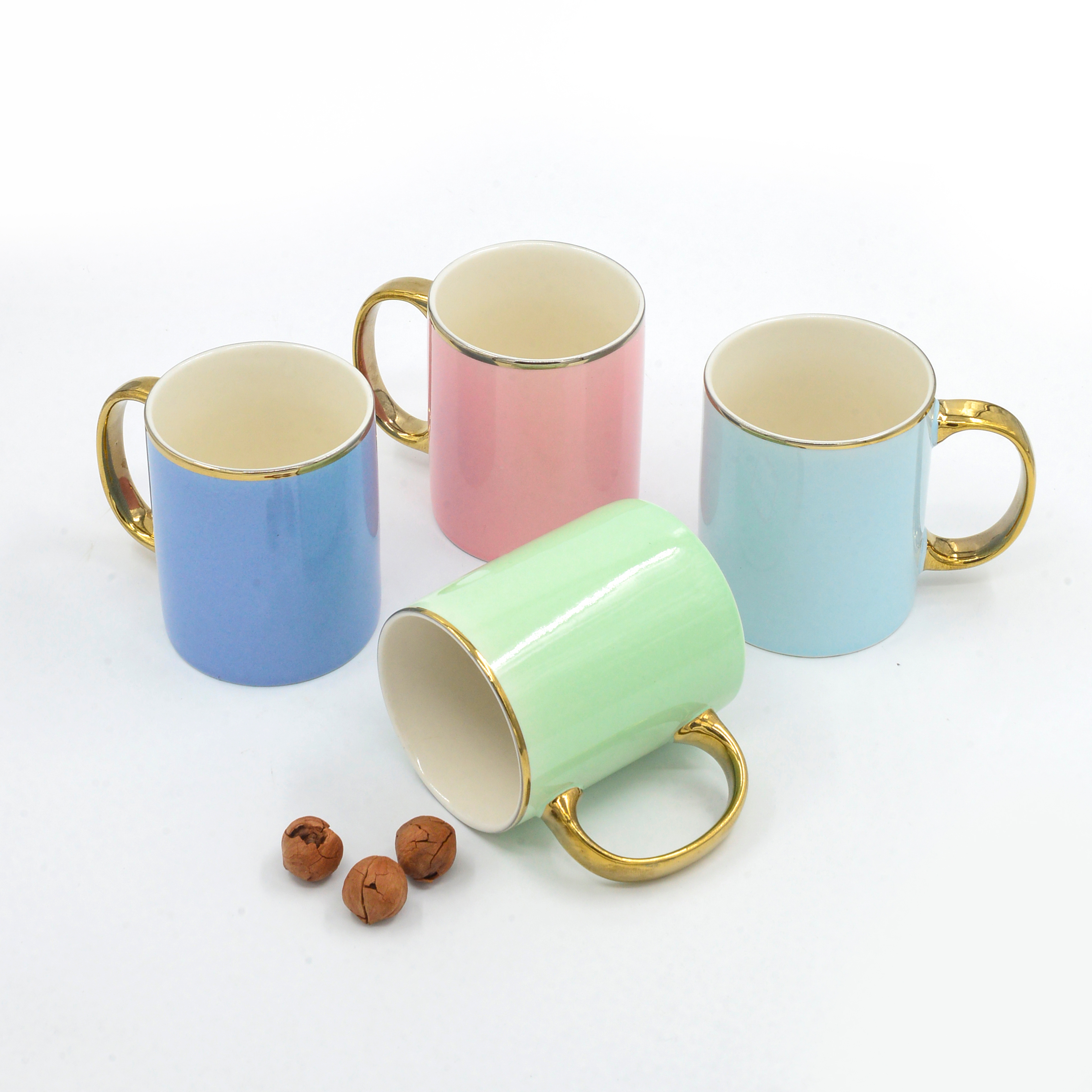Creative cup Household water cup large capacity ceramic cup mug mug simple couple cup coffee cup milk cup