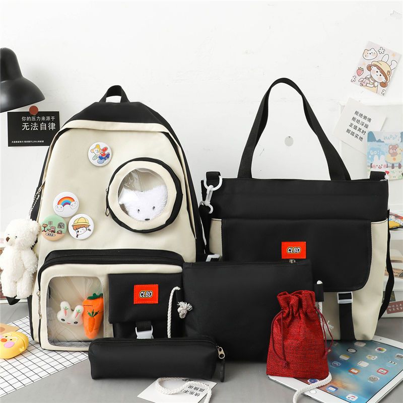 书包套装初高中大容量大号女容量大韩式韩版学生双肩韩版百搭时尚详情7