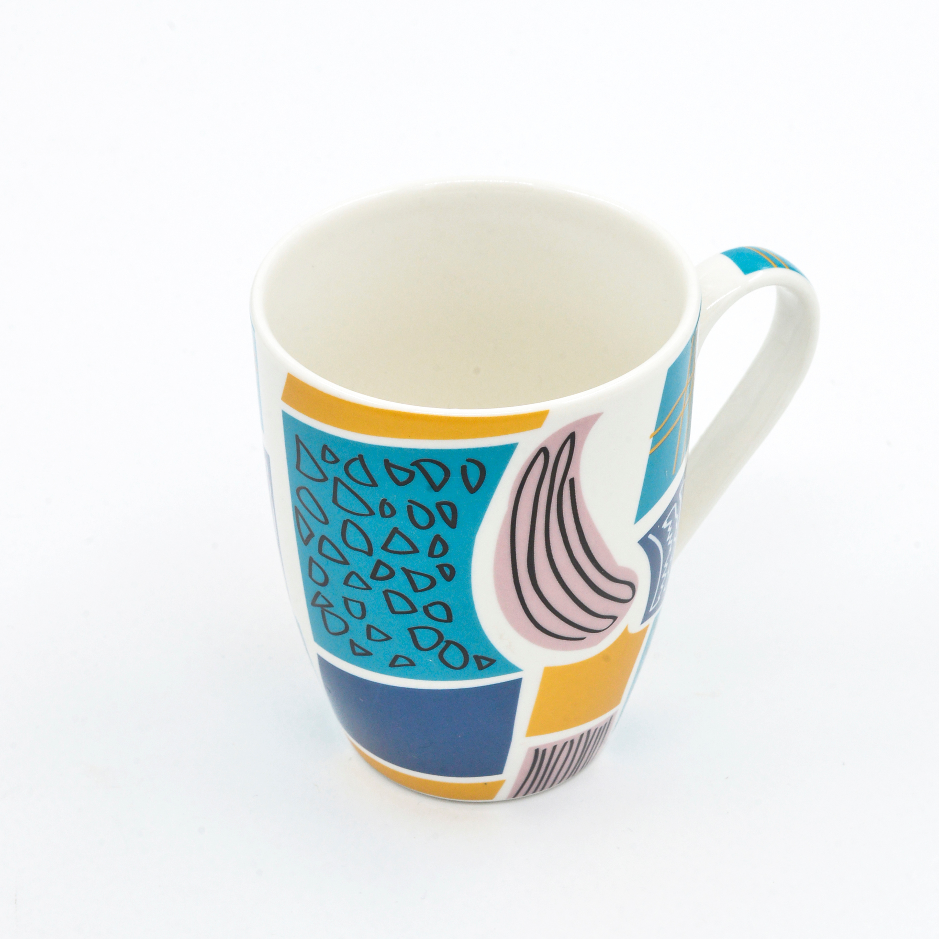 Creative cup household water cup large capacity ceramic mug simple couple cup coffee cup milk cup thumbnail