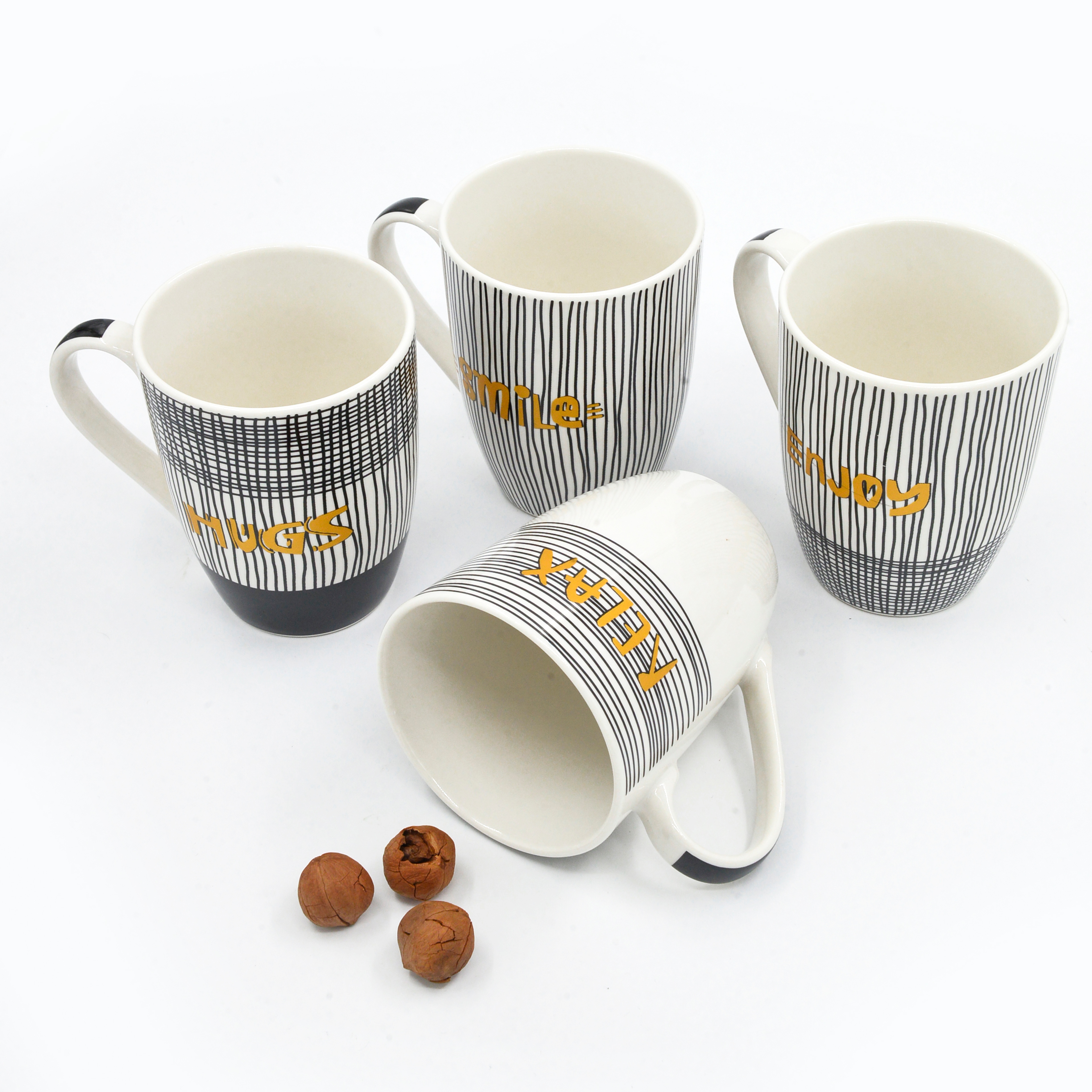 Ceramic water cup mug Nordic coffee cup creative foreign trade single household milk drinking cup retro cup thumbnail