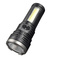 81007塑料电筒强光手电筒USB充电家用电筒户外手握式照明手电筒便携强光手电筒图