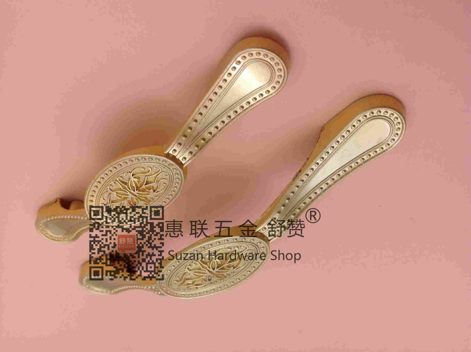 Modern antique copper cabinet closet handle cabinet door drawer door handle Chinese modern simple European hardware handle