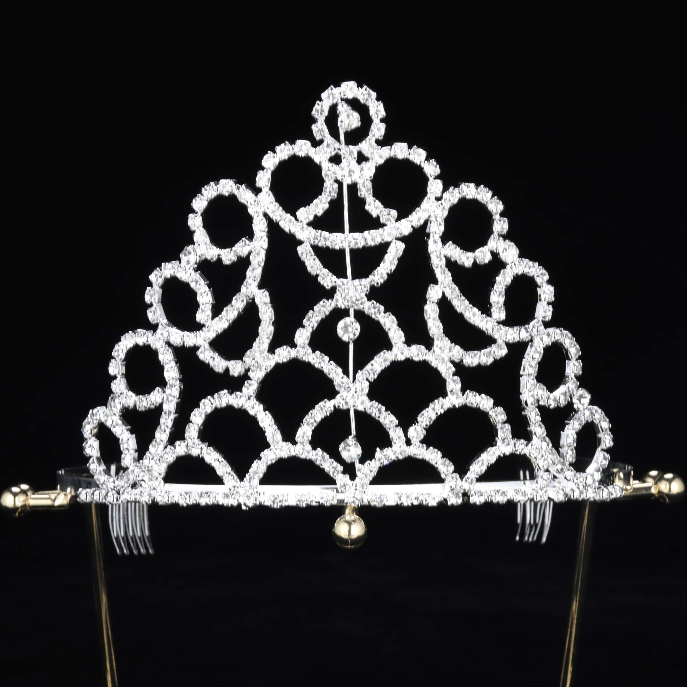 编制复古花朵头扣发箍欧美婚礼手工爪链皇冠跨境爆款厂家直销优雅气质头饰新娘派对皇冠兴辉饰品051详情4