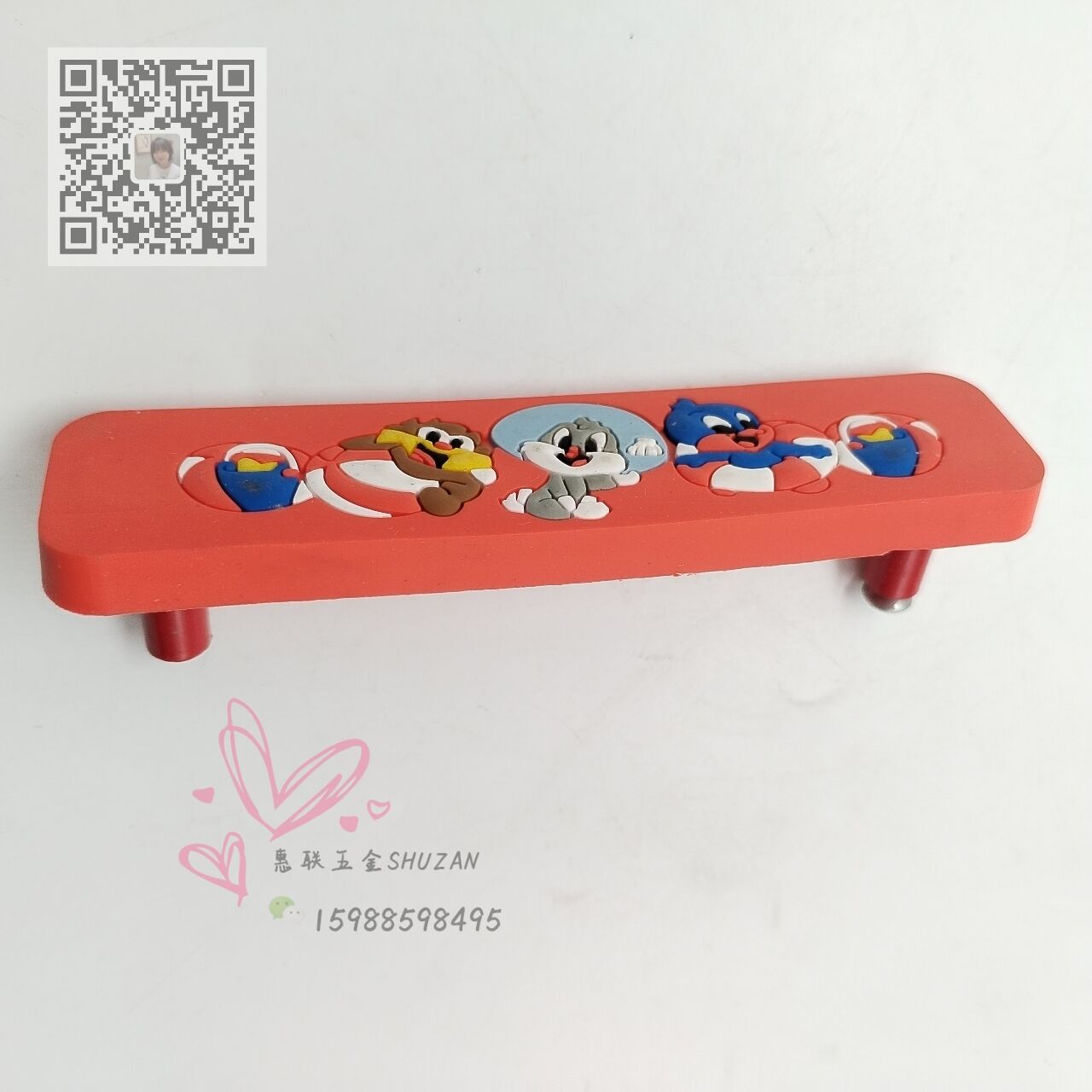 Personality cartoon cabinet door handle silicone cute anti-collision cabinet door Shoe cabinet door drawer closet door handle