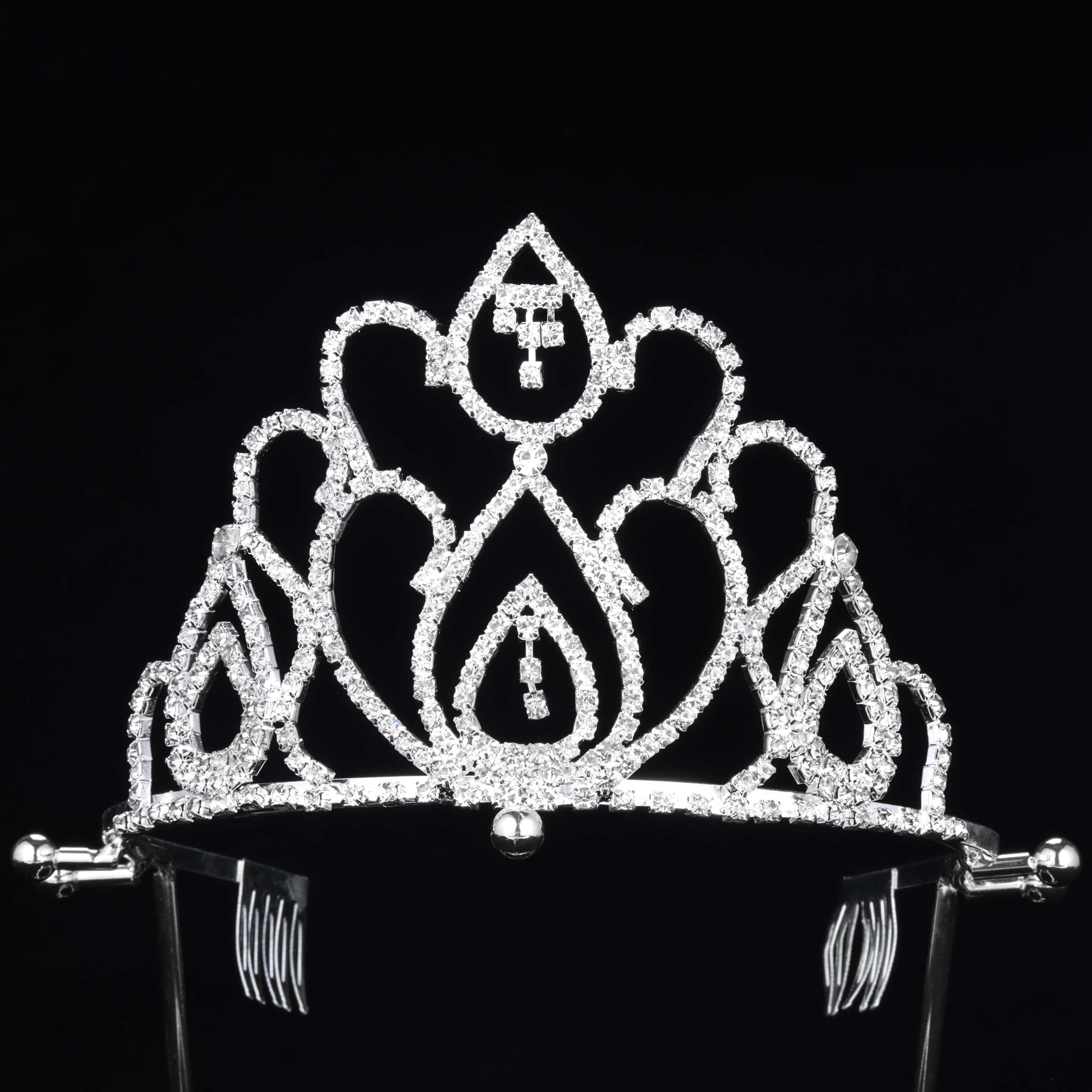 编制复古花朵头扣发箍欧美婚礼手工爪链皇冠跨境爆款厂家直销优雅气质头饰新娘派对皇冠兴辉饰品051详情3