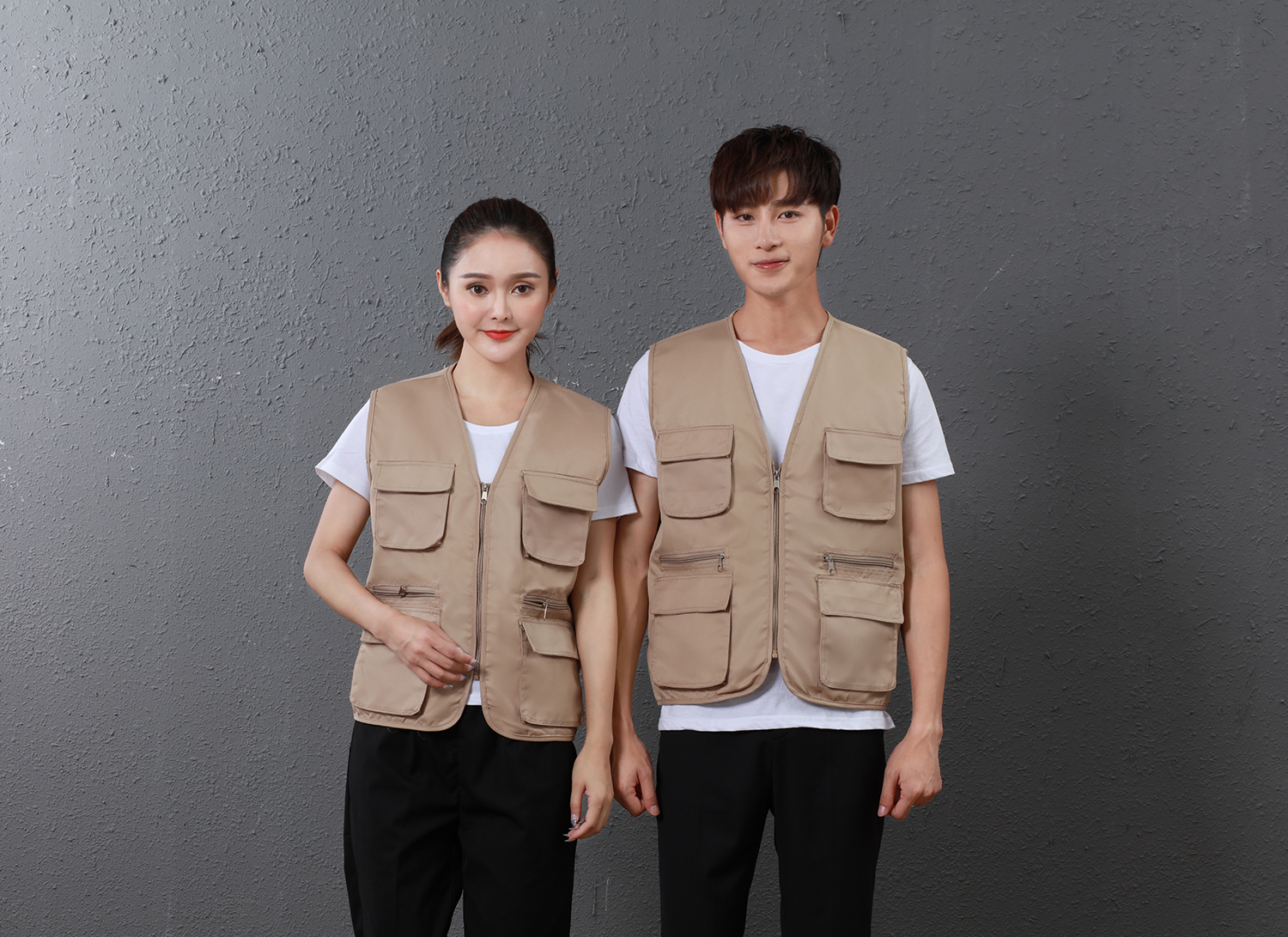 【销量榜首】多口袋工作服钓鱼背心马甲志愿者背心印字记者婚庆摄影广告工装详情11