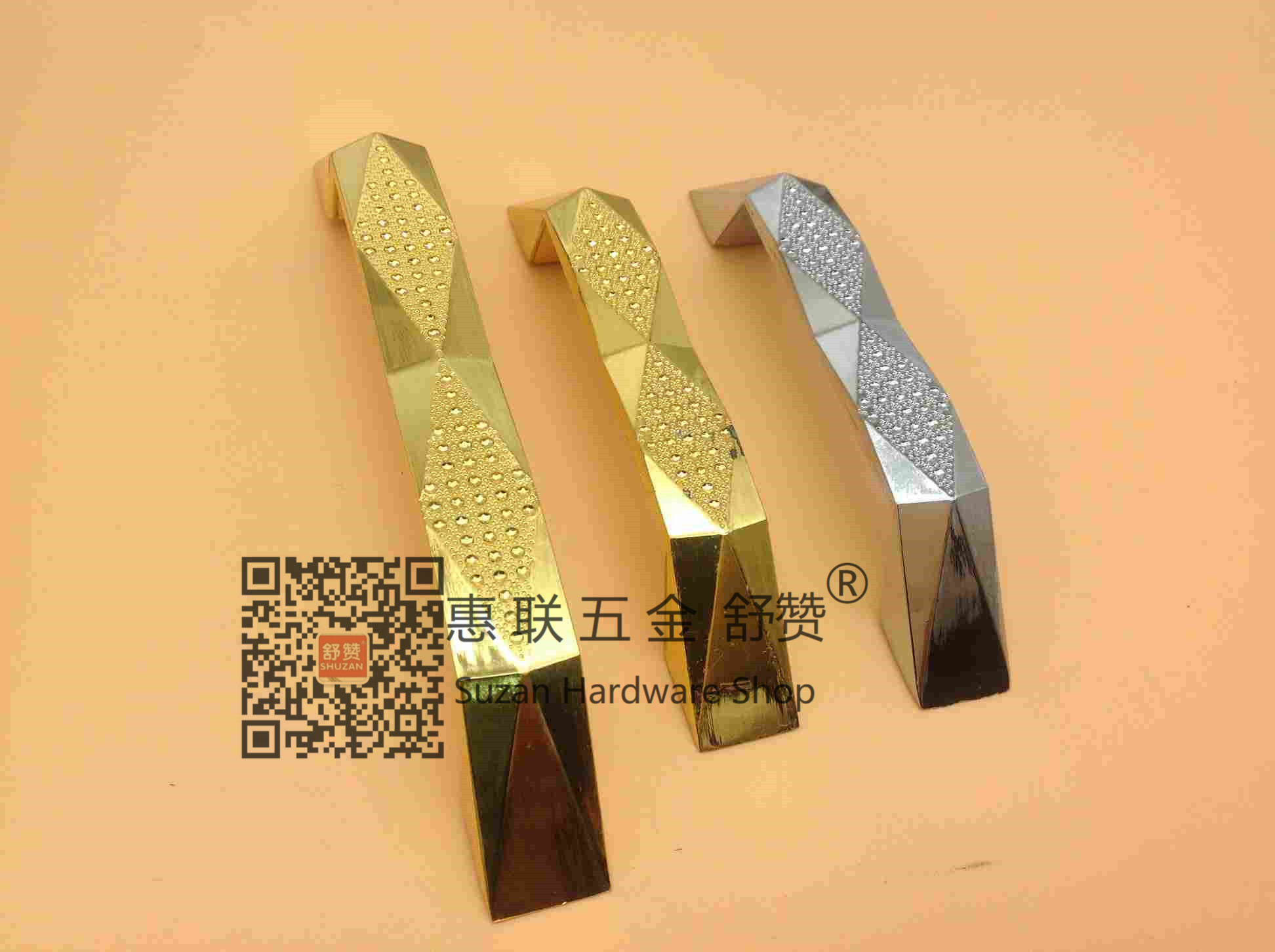 Cabinet hand light luxury aluminum handle gold handle can be customized handle