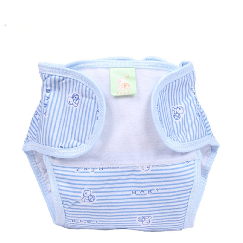 Baby diaper pants washable baby diaper pocket breathable leakproof diaper waterproof striped diaper four seasons newborn Application Scenario