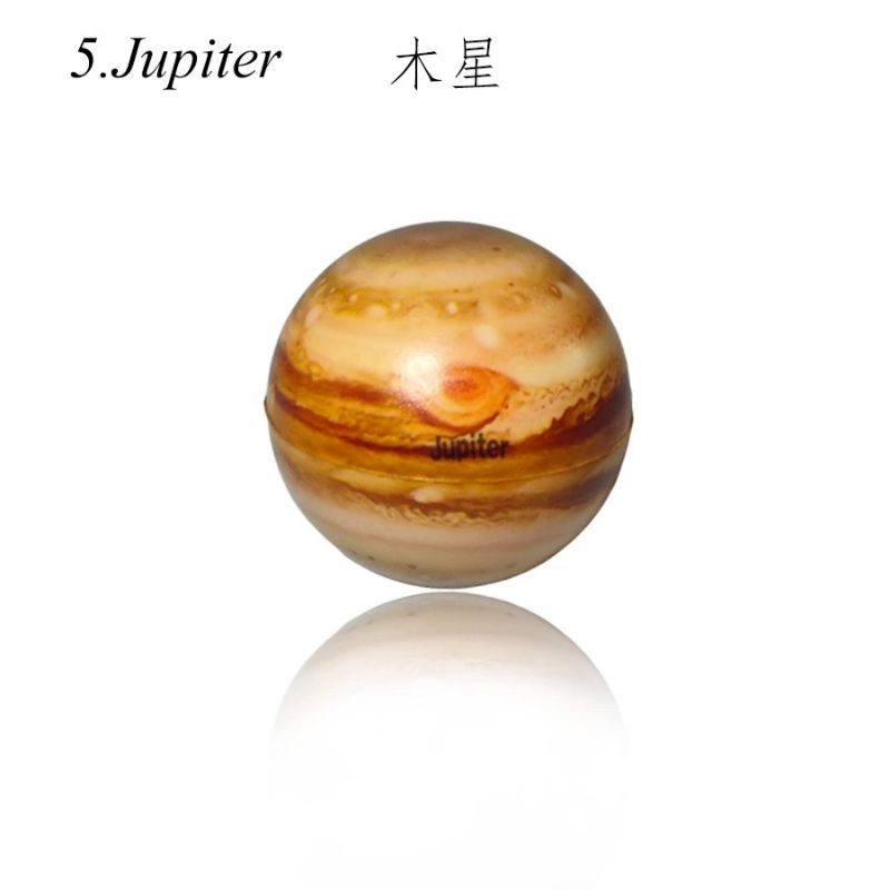 pu彩印实心海绵软球九大行星儿童早教认知玩具星空弹力球 pic 4