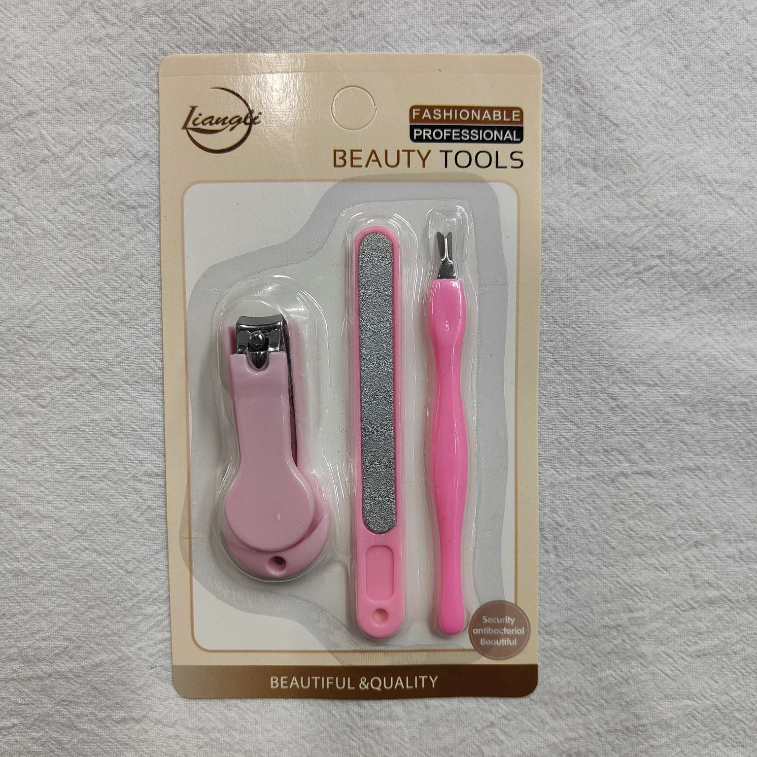 26414 Sendre Makeup tools Nail clippers nail file exfoliating fork beauty tools 3 sets