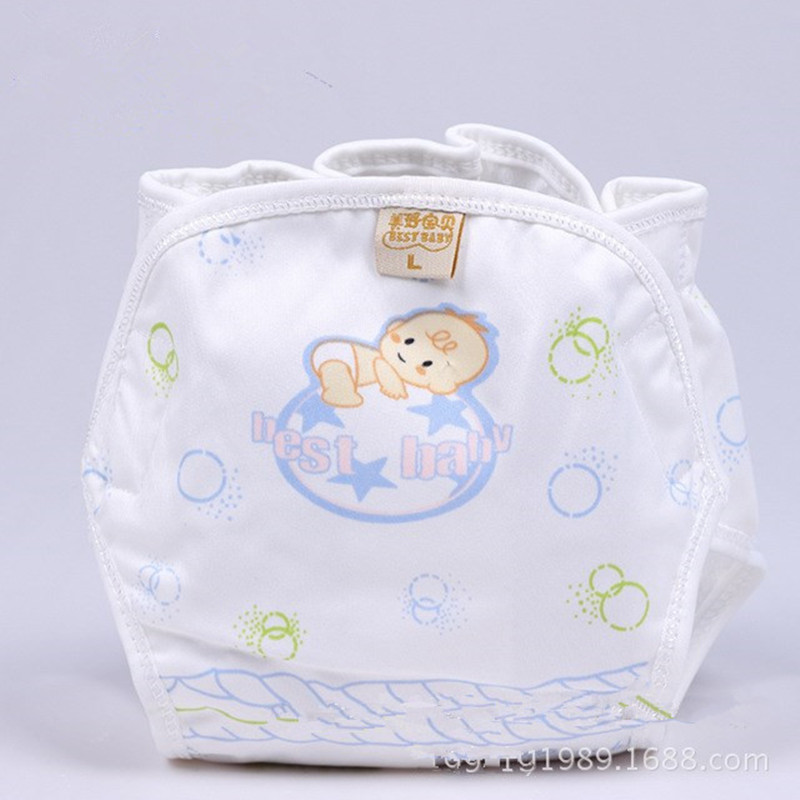 Diaper pants newborn diaper pocket 100% cotton washable baby breathable baby cloth diaper fixed pants leakproof diaper Item Picture