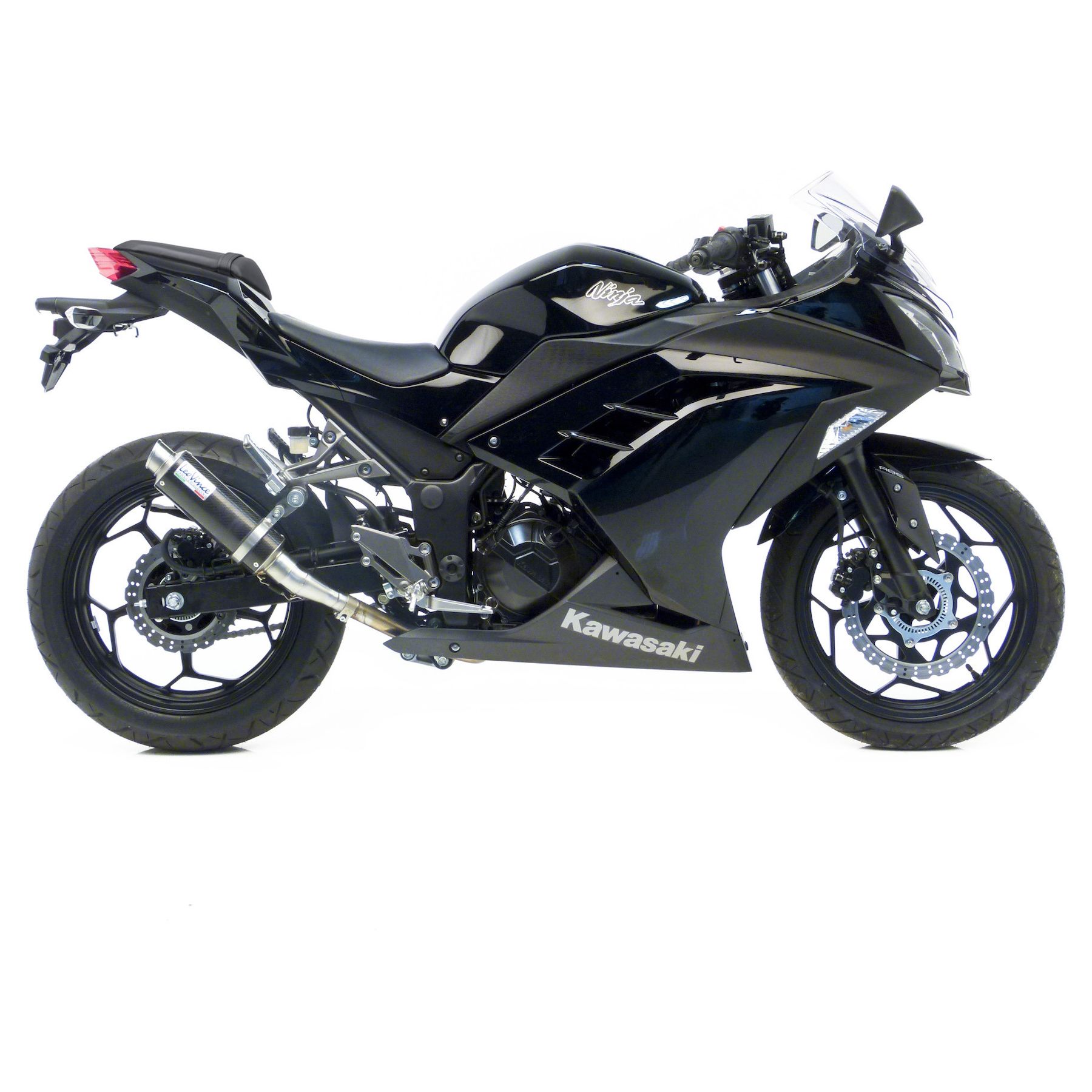 通用赛追600贝纳利350飓风GSX250忍者Ninja400改装leovince排气管详情1