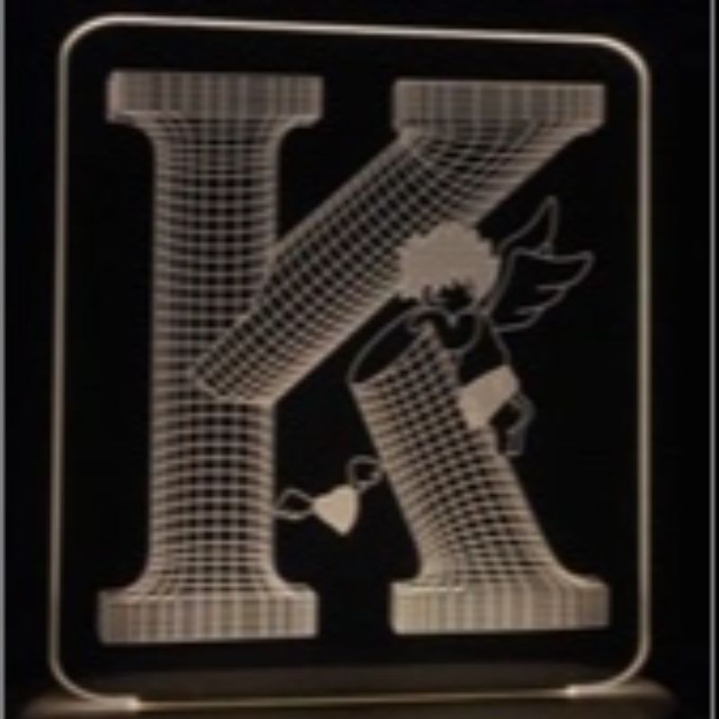 Letter A decorative lights, home ornaments, shaped lights, festival gifts, and presents for students Specification image