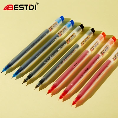 Gp-1060 Large Capacity Black Neutral Pen Black Water Pen Needle Head 0.5Mm Quick Drying Brush Problem