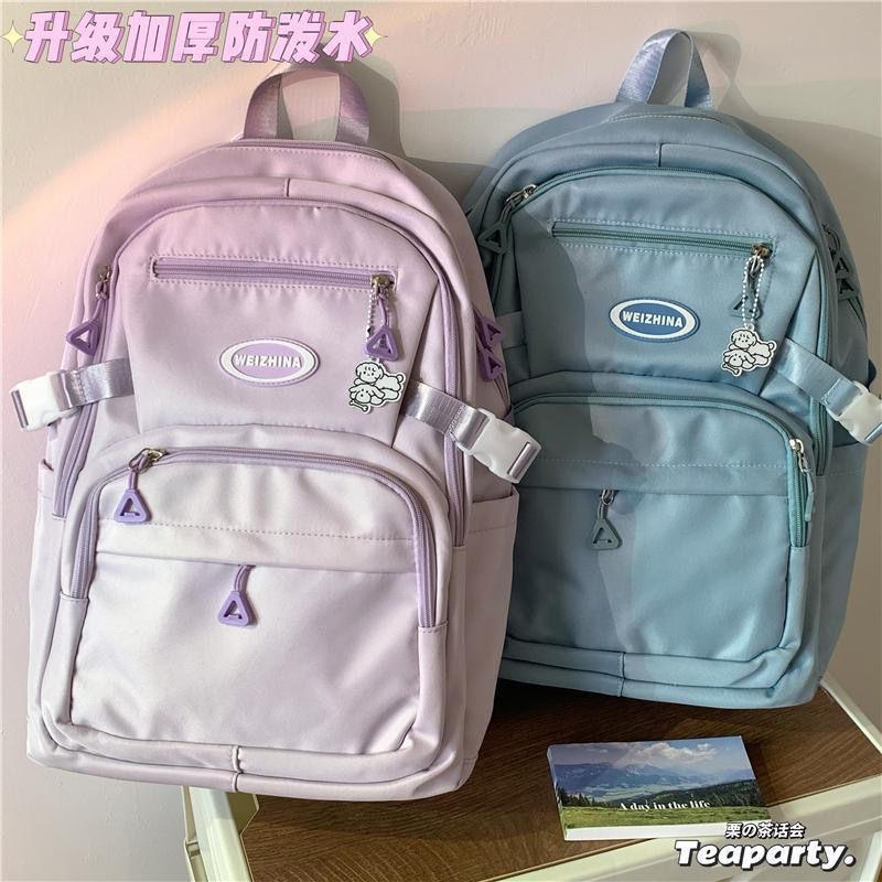 South Korea ins girls campus leisure backpack all junior high school students high school bags female large capacity backpack