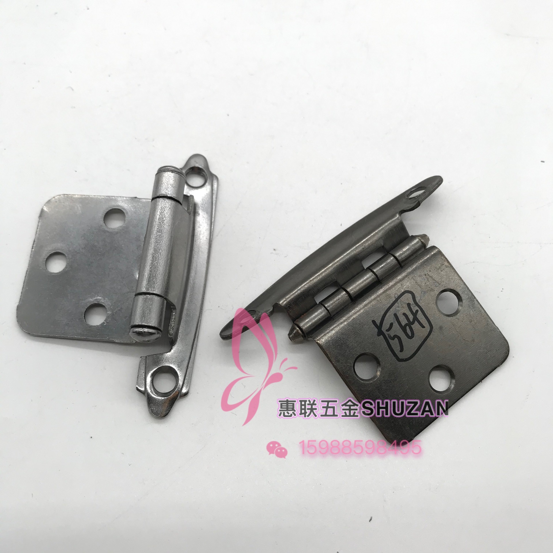 Traditional cabinet hinge self-closing hinge hinge different color hinge American elastic hinge full figure