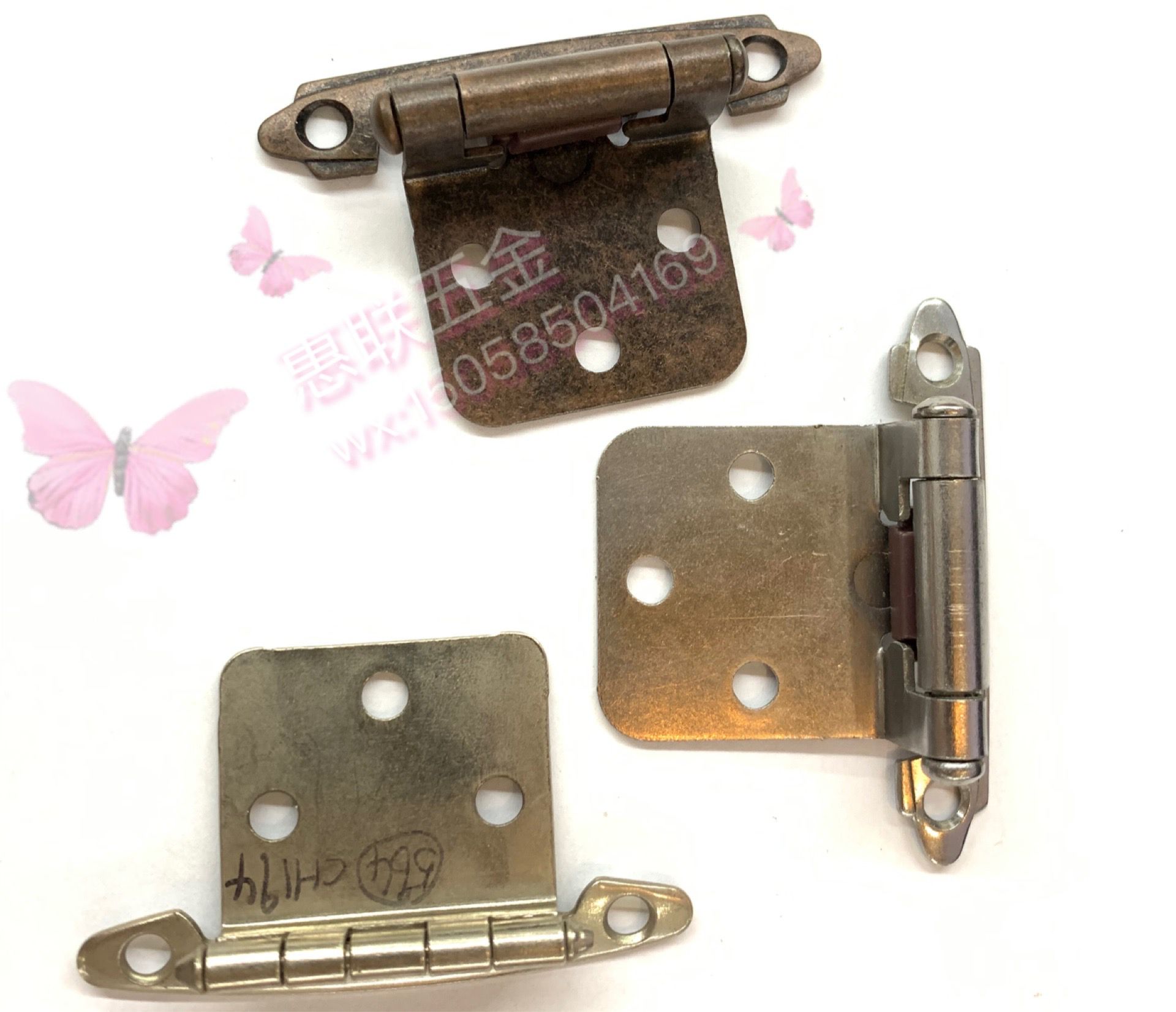 Traditional cabinet hinge self-closing hinge hinge different color hinge American elastic hinge Item Picture