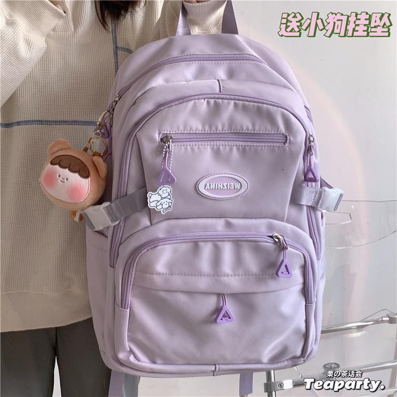 South Korea ins girls campus leisure backpacks junior high school students high school bags female large capacity backpack 1