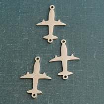 Europe and the United States personality hiphop airplane bracelet Pendant hiphop retro all-match student trend men and women titanium steel stainless steel diy jewelry accessories