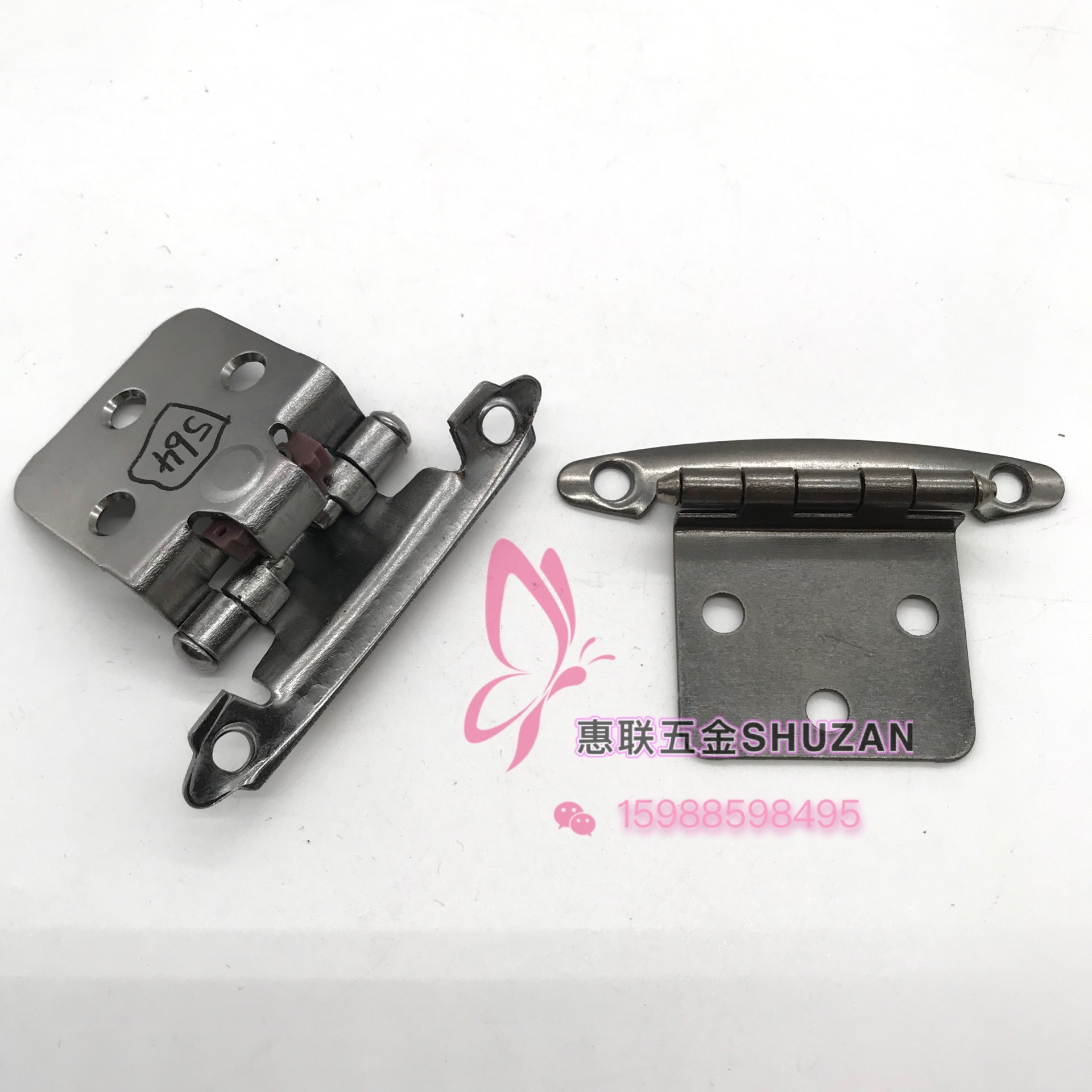 Traditional cabinet hinge self-closing hinge hinge different color hinge American elastic hinge details Picture