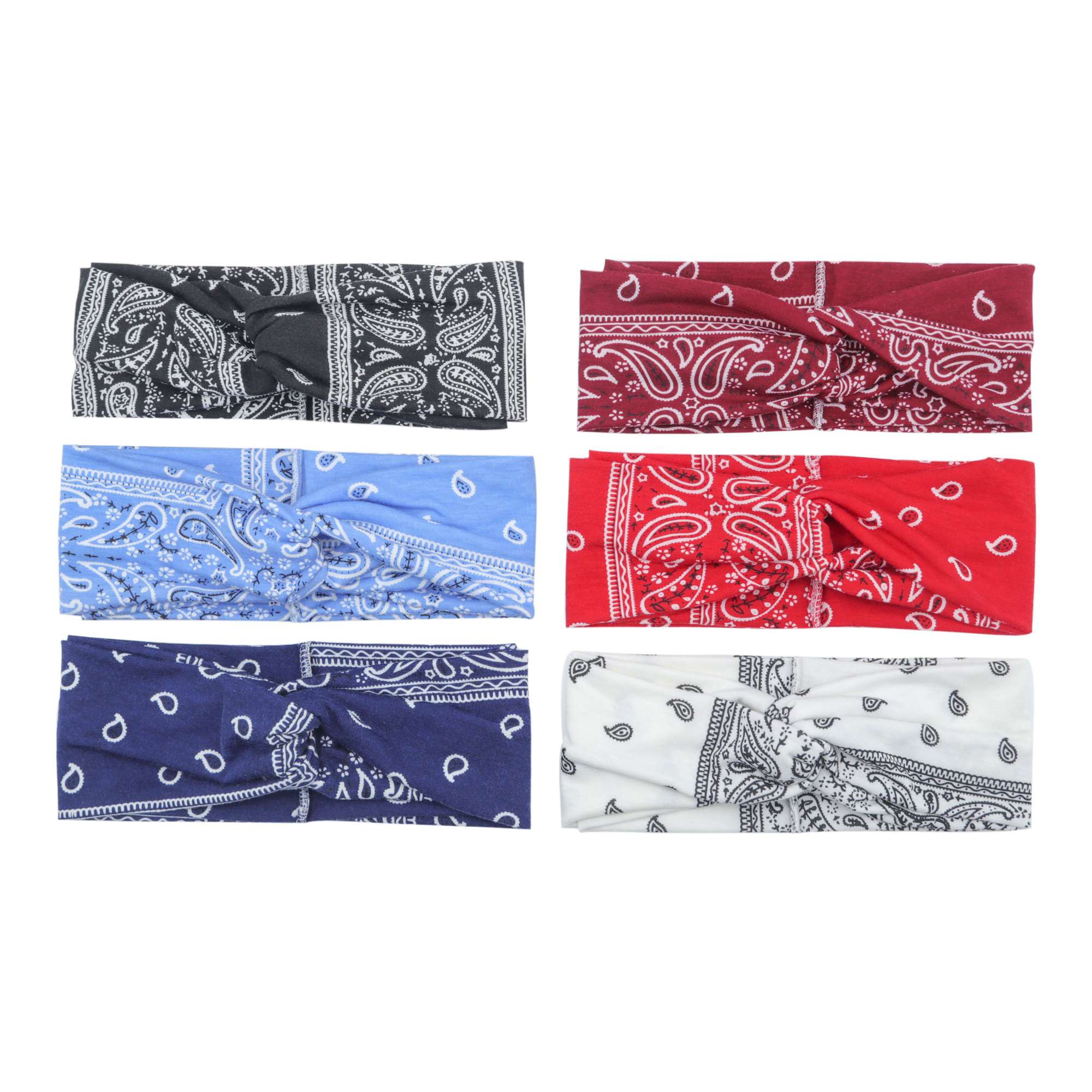 源头工厂 印花交叉发带欧美Paisley headband hair accessory have stock 详情图1