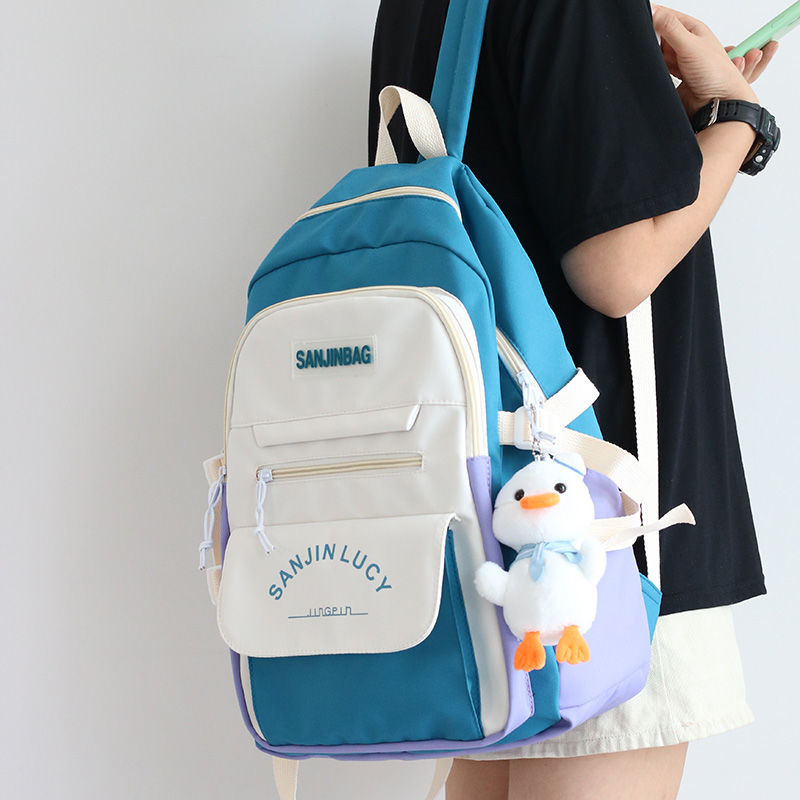 书包女韩版双肩包初中高中大学生森系大容量小学生三到六年级背包电脑包详情5