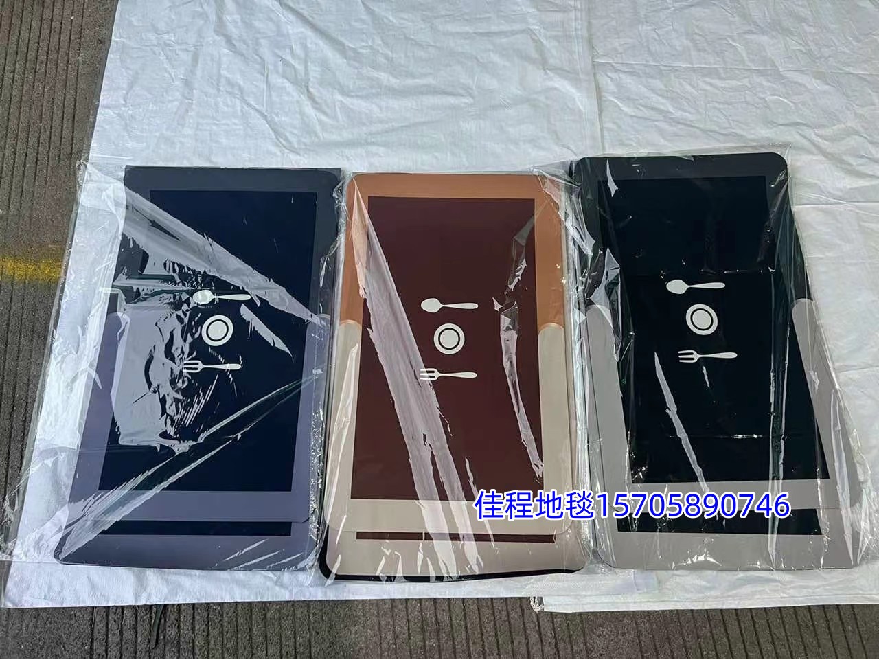 椭圆形软硅藻泥印花地垫地毯厨房垫速干地垫浴室脚垫厨房防滑垫脚垫门垫有多个颜色产品质量好 尺寸38*58+38*118cm详情8