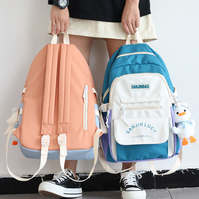 书包女韩版双肩包初中高中大学生森系大容量小学生三到六年级背包电脑包详情3