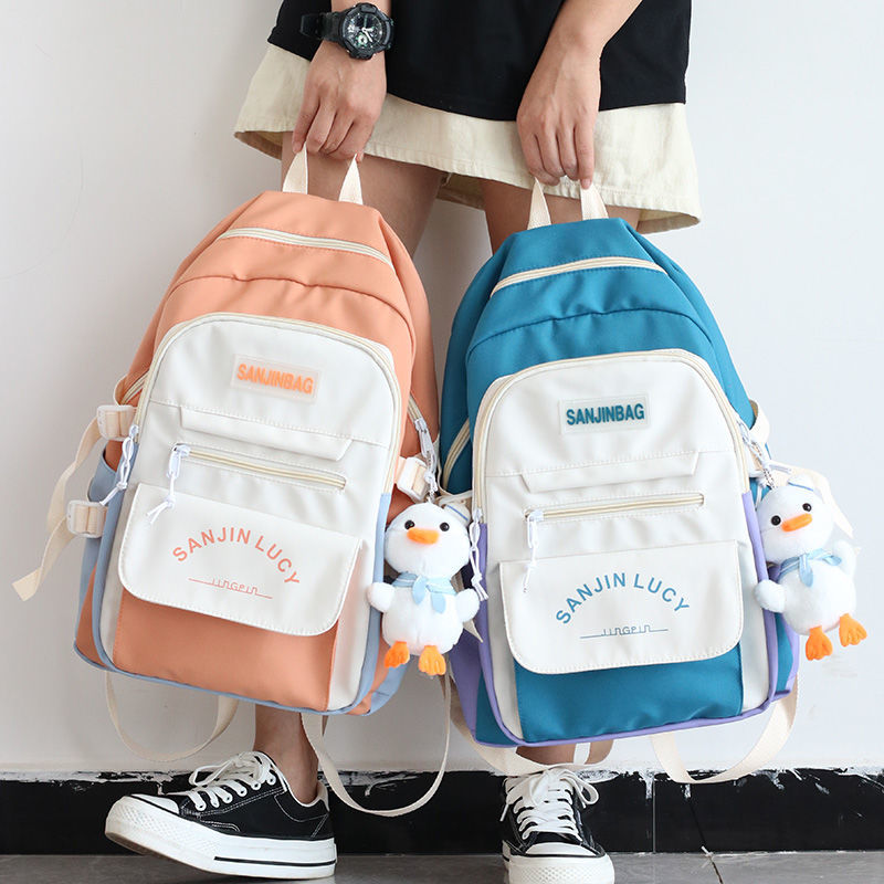 书包女韩版双肩包初中高中大学生森系大容量小学生三到六年级背包电脑包详情2