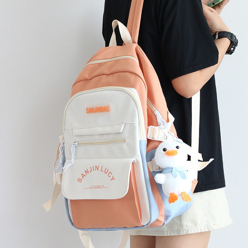 书包女韩版双肩包初中高中大学生森系大容量小学生三到六年级背包电脑包详情4