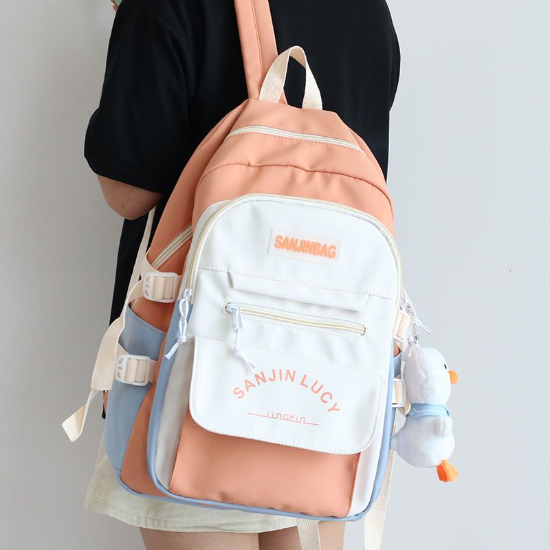 书包女韩版双肩包初中高中大学生森系大容量小学生三到六年级背包电脑包详情9