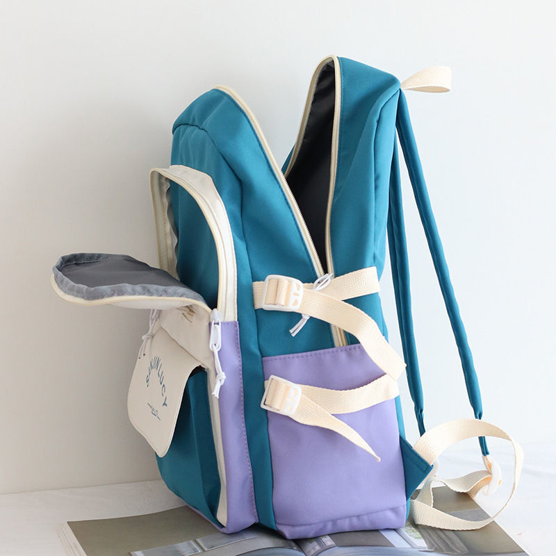 书包女韩版双肩包初中高中大学生森系大容量小学生三到六年级背包电脑包详情10