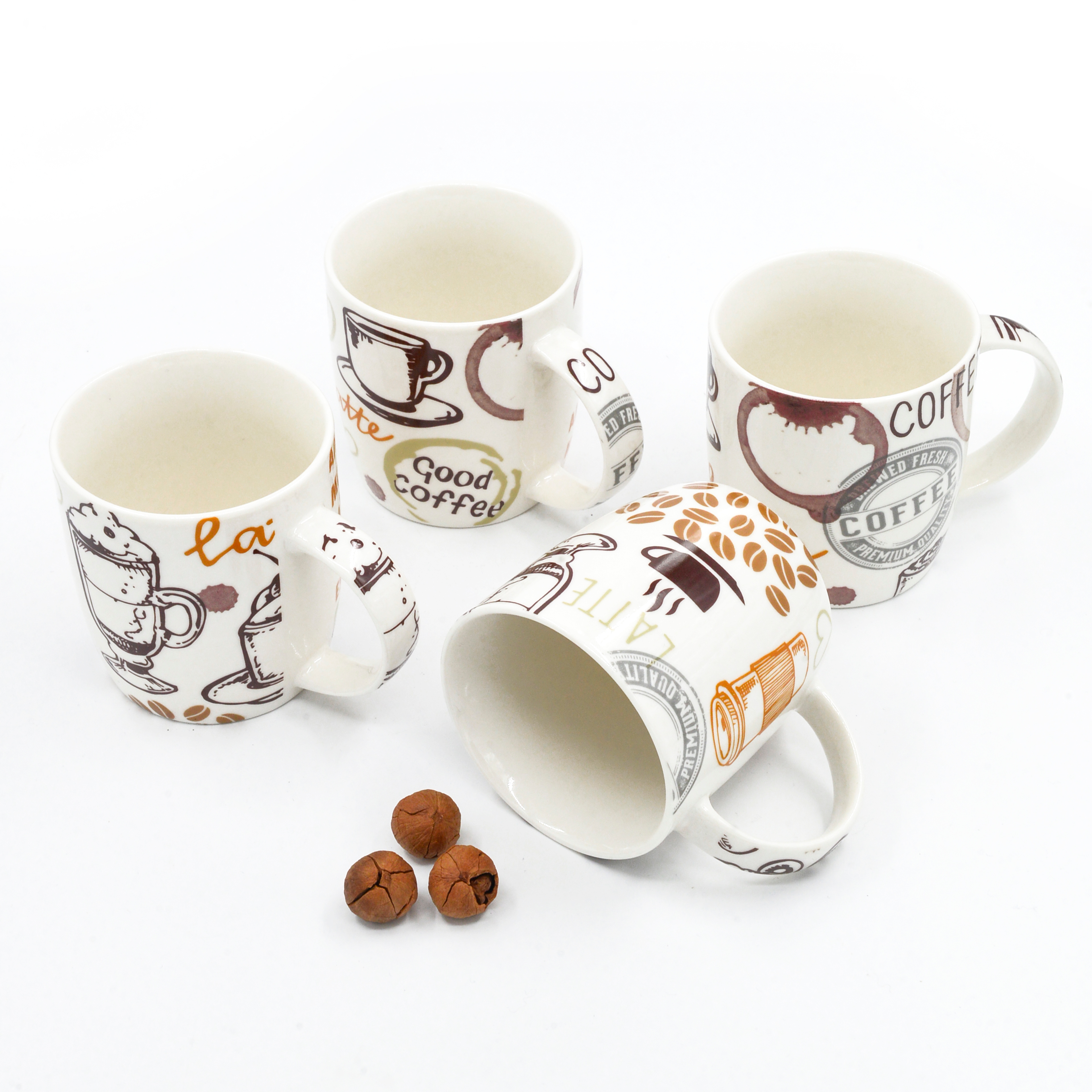 Creative cup household water cup large capacity ceramic mug simple couple cup coffee cup milk cup