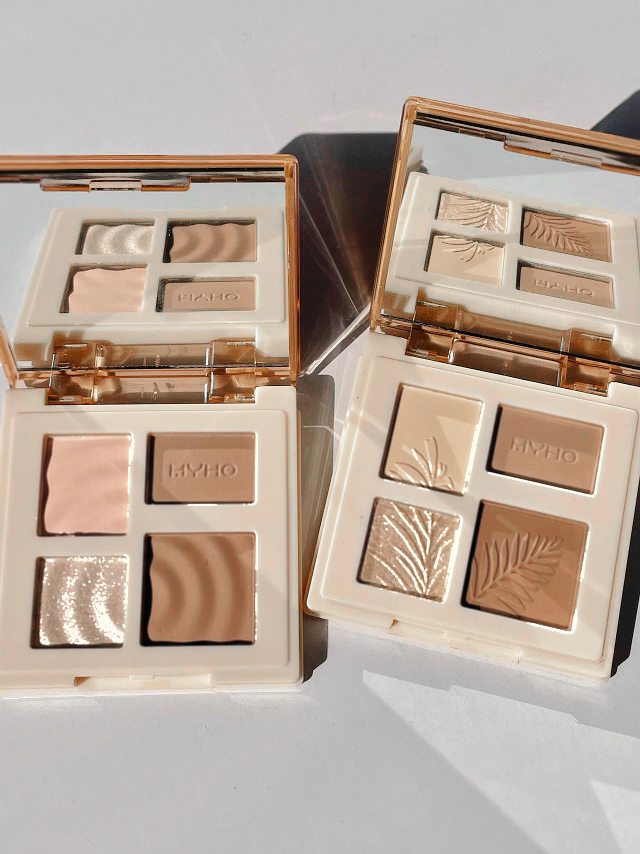 MYHO Highlighter Contouring Disc, a multi-functional 4-color contouring disc, a highlighter and shadow integrated disc, and a matte face brightening comprehensive disc pic 4