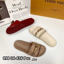 Source factory summer slippers new flip-flops women's shoes summer wear fashion flat slippers non-slip slippers