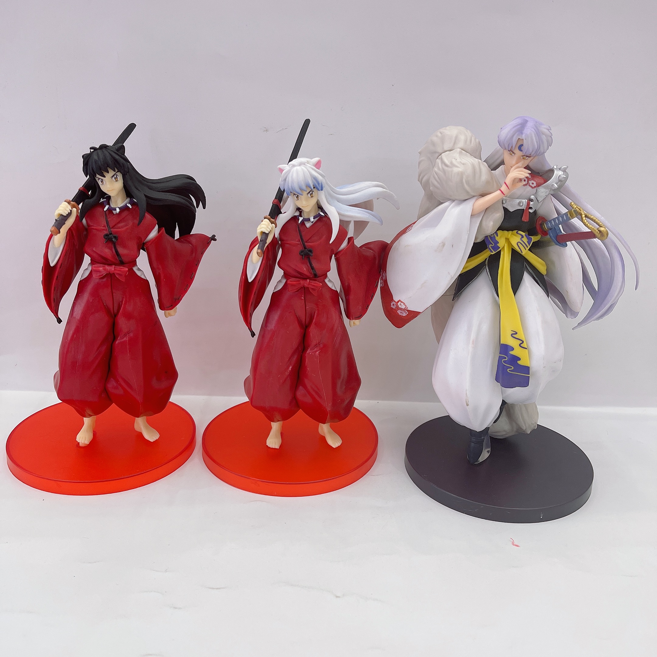3 Inuyasha hand model figurine doll toy blind box key chain pendant car twisted egg gift