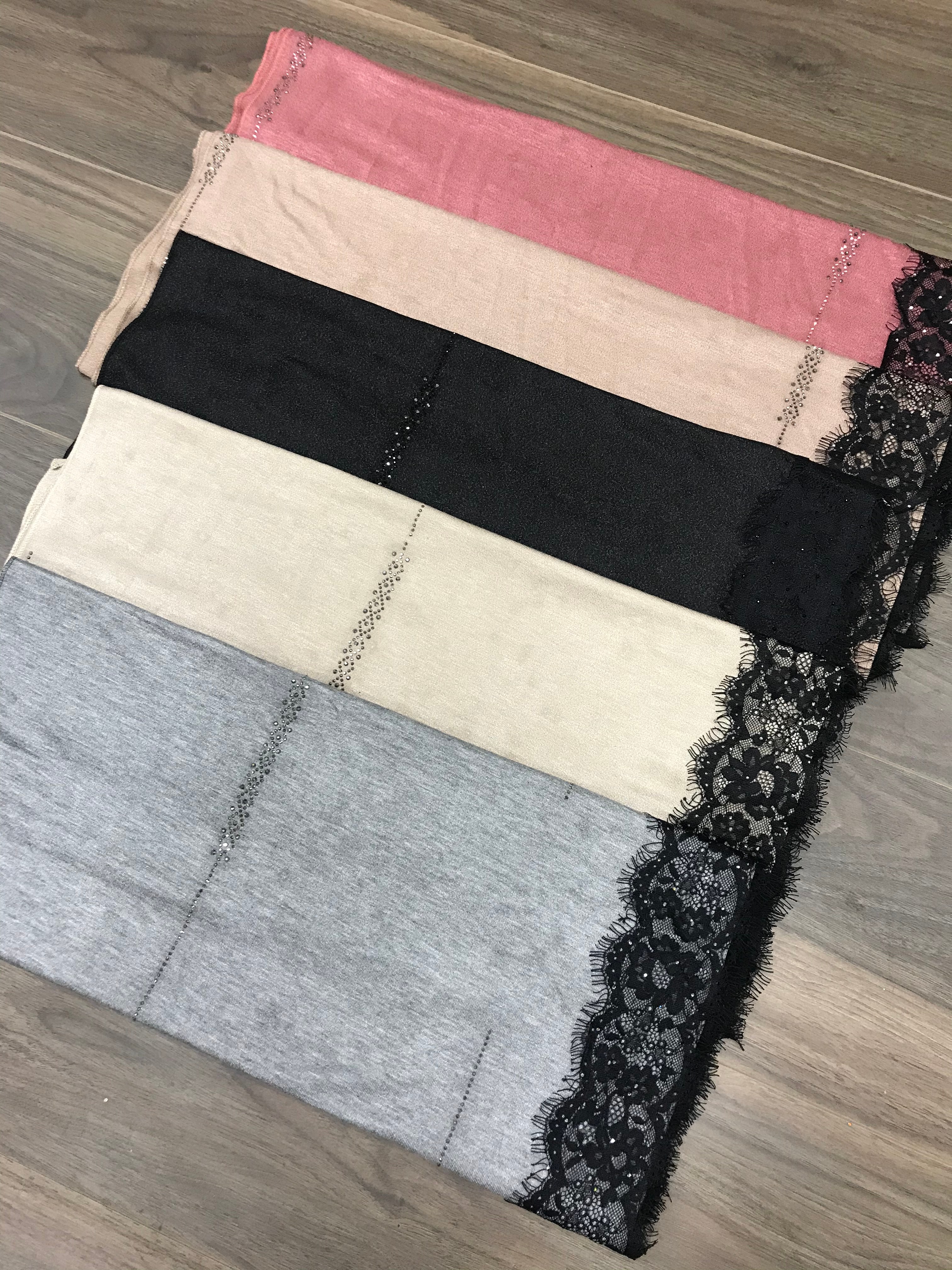 针织拼睫毛蕾丝烫钻详情3