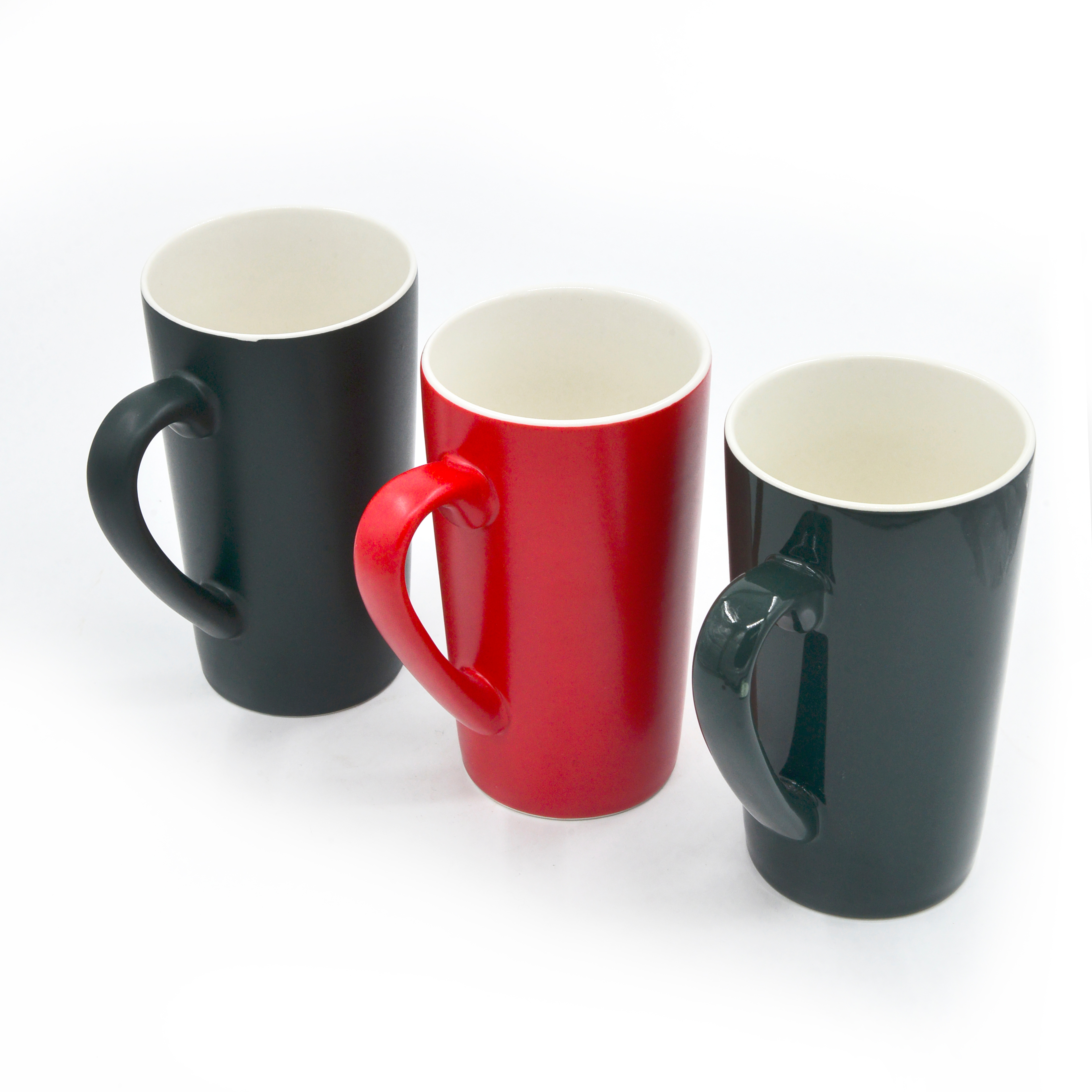 ins Nordic solid color frosted ceramic mug water cup lettering simple creative coffee mug mug custom logo thumbnail