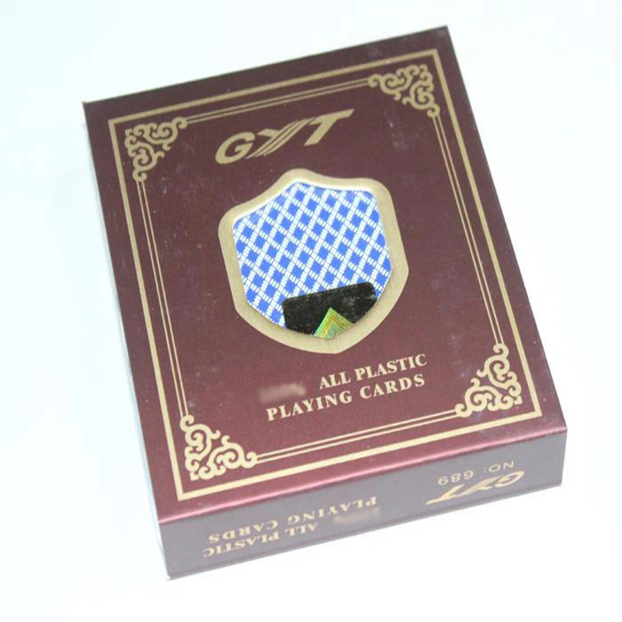 Plastic cards GYT plastic poker Bee back wide PVC card Kim Dong Le