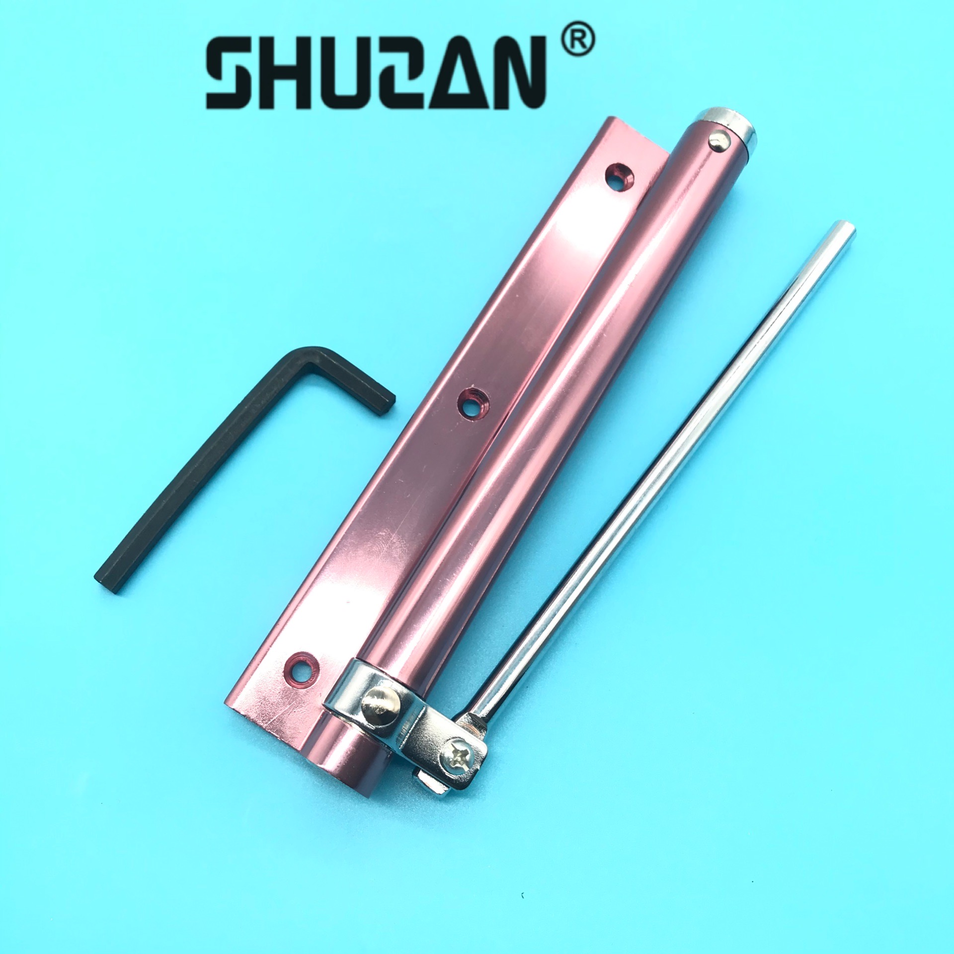 舒赞 销量领先闭门器自动关门器暗藏式缓冲隐形打孔家用简易闭门器plc控制详情1